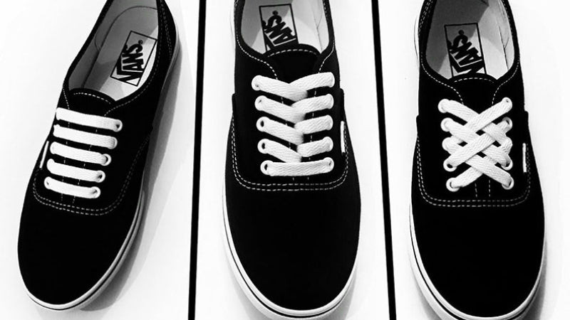 Kỹ thuật buộc giấu dây giày sneaker chồng dây cho lỗ lẻ