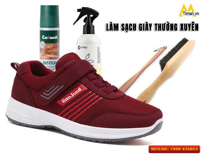 Làm sạch mẫu giày thể thao nữ đẹp bền lâu