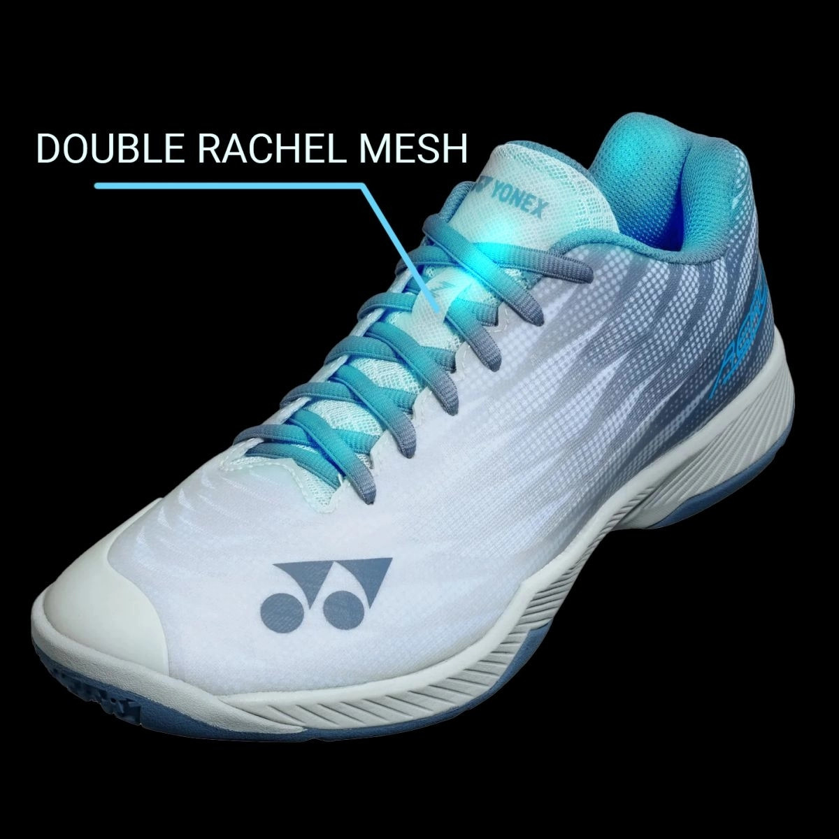 Lưới Double Rachel Mesh tăng cường thông thoáng cho giày Yonex Comfort Z3 Wide