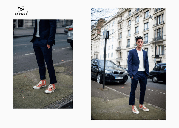 Phối Quần Âu Giày Sneaker: Thanh Lịch Năng Động Chuẩn Gu