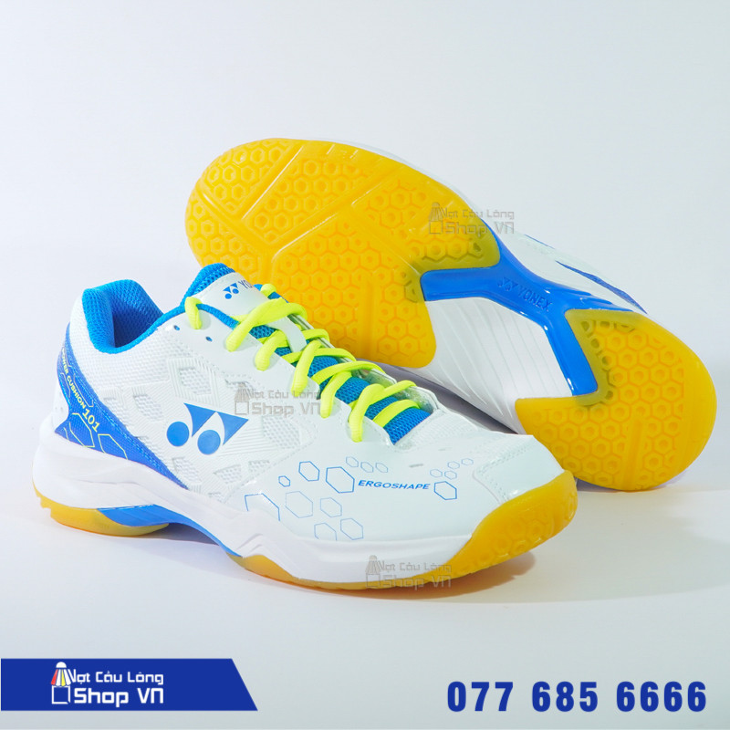 Mặt đế giày cầu lông Yonex Ergoshape với công nghệ Round Sole và chất liệu cao su chống trượt, đảm bảo độ bám sân và linh hoạt tối ưu.