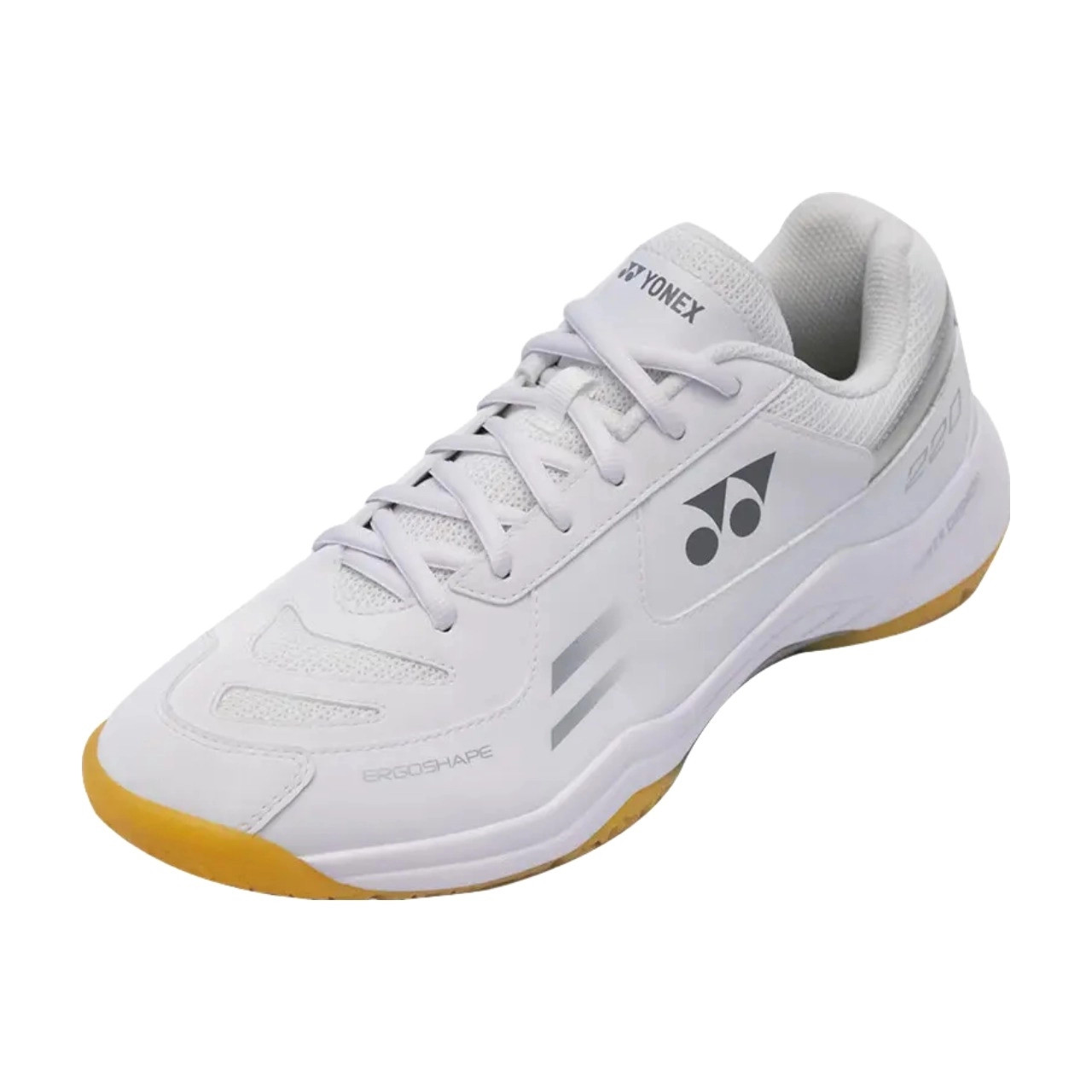 Mẫu giày cầu lông Yonex SHB 220 CR màu trắng xám hiện đại