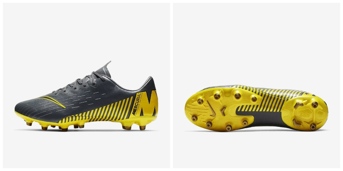 Mẫu giày đá bóng Nike Mercurial Vapor với đế MG