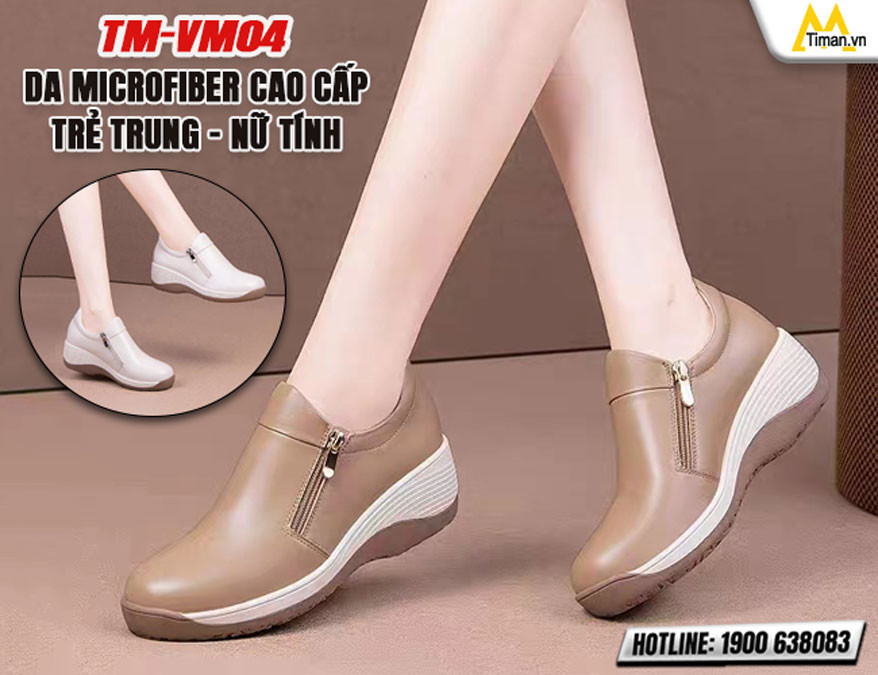 mẫu giày lười đẹp da nữ màu đen sang trọng