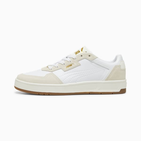 Mẫu giày Puma Court Classic Lux SD đế bệt phong cách tối giản