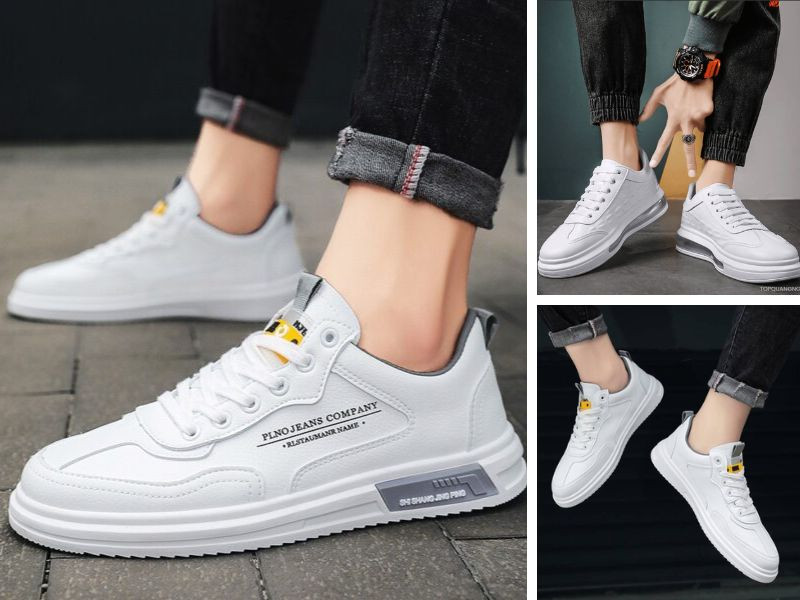 Mẫu giày thể thao nam cổ thấp Low-top dễ phối đồ hàng ngày