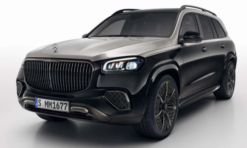 Mercedes-Maybach GLS Night Series với thiết kế ngoại thất đen và vàng hồng
