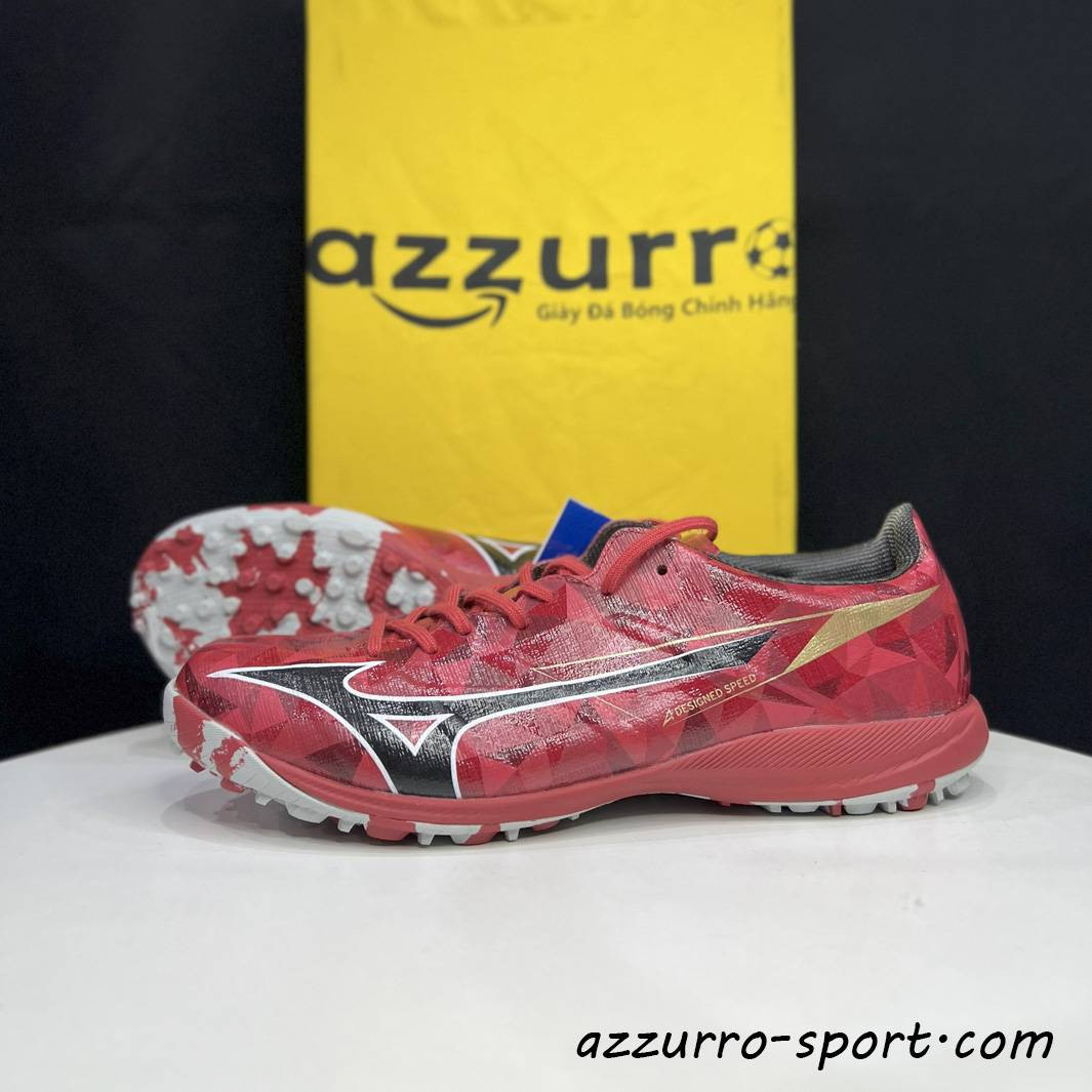 Mizuno Alpha 2 Elite AS TF màu đỏ mận, tốc độ và độ bền từ shop giày đá bóng chính hãng