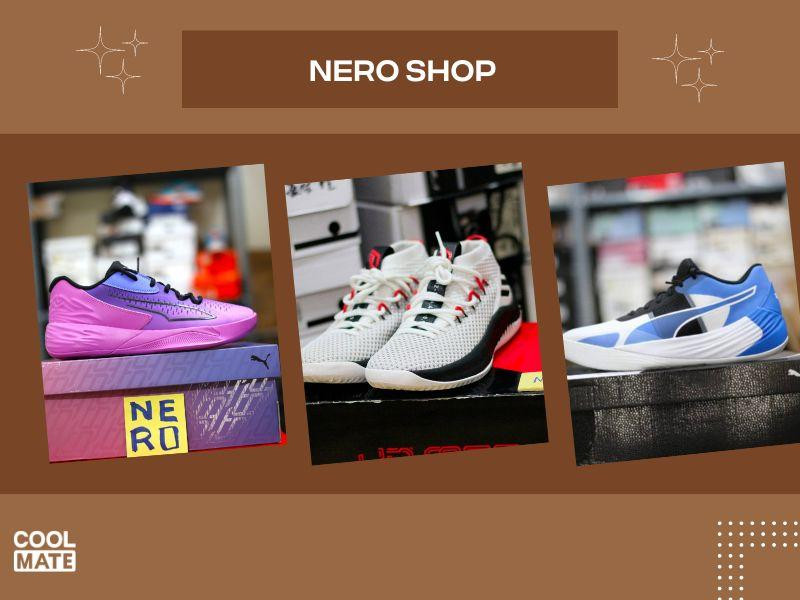 Một bộ sưu tập giày bóng rổ Nike và Adidas tại Nero Shop