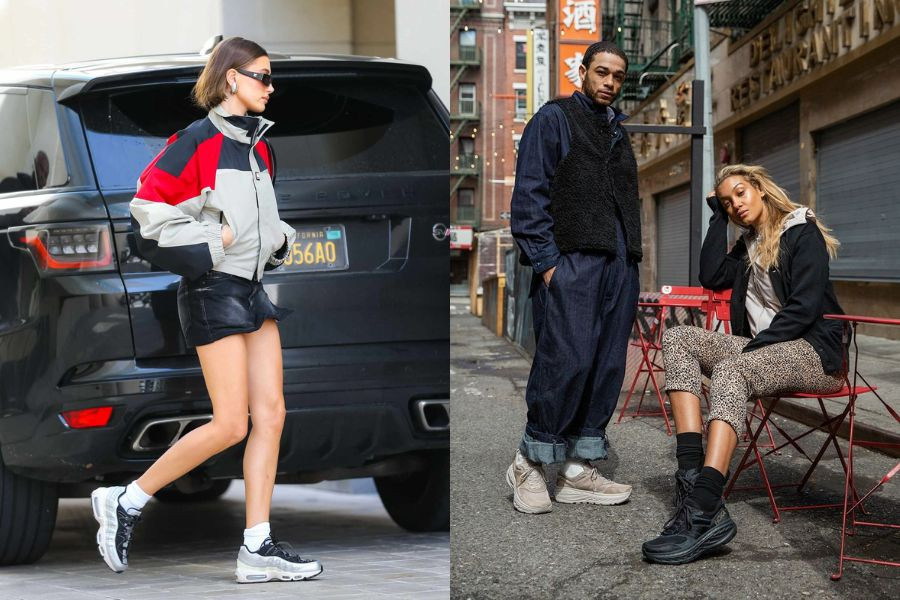 Một mẫu giày chạy bộ hiện đại, mang đến sự thoải mái và phong cách cho xu hướng giày sneaker hot 2025
