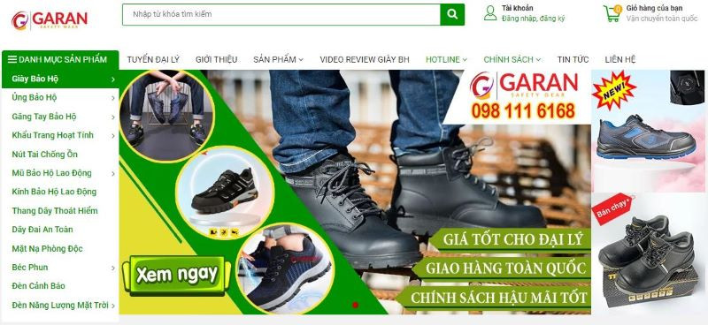 Mua giày bảo hộ chất lượng ở TP.HCM