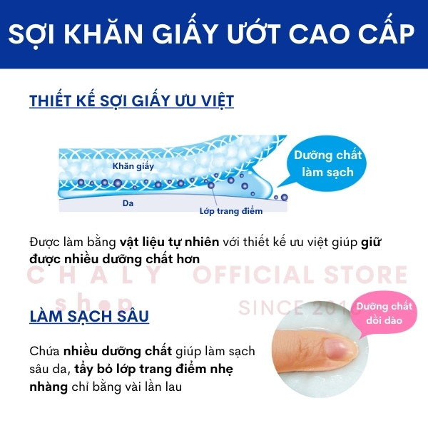 Người phụ nữ sử dụng khăn ướt tẩy trang Kose để làm sạch da mặt