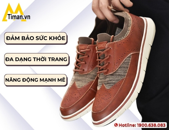 Những lợi ích vượt trội của giày thể thao nam tuổi trung niên mang lại