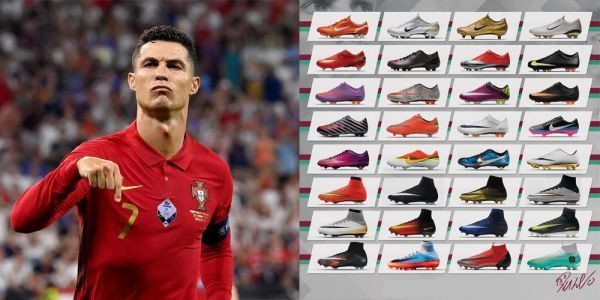 Những mẫu giày đá bóng CR7 chính hãng Nike Mercurial qua các thời kỳ