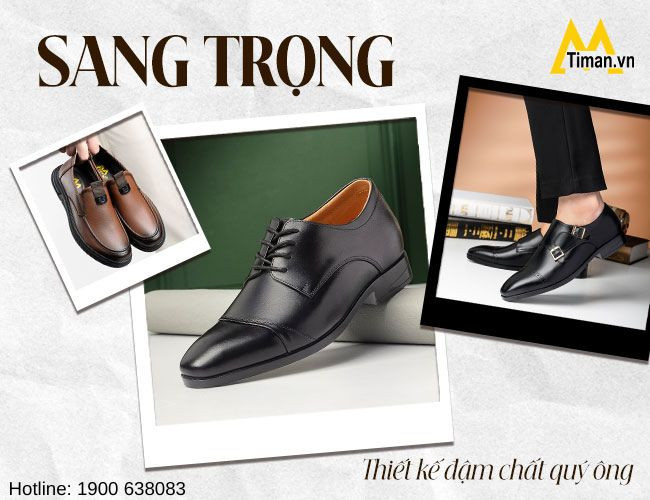Những mẫu giày da nam đẹp đa dạng, thể hiện phong cách cá nhân