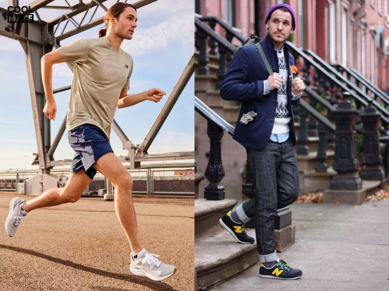 Phối đồ với giày New Balance nam linh hoạt trong nhiều hoàn cảnh