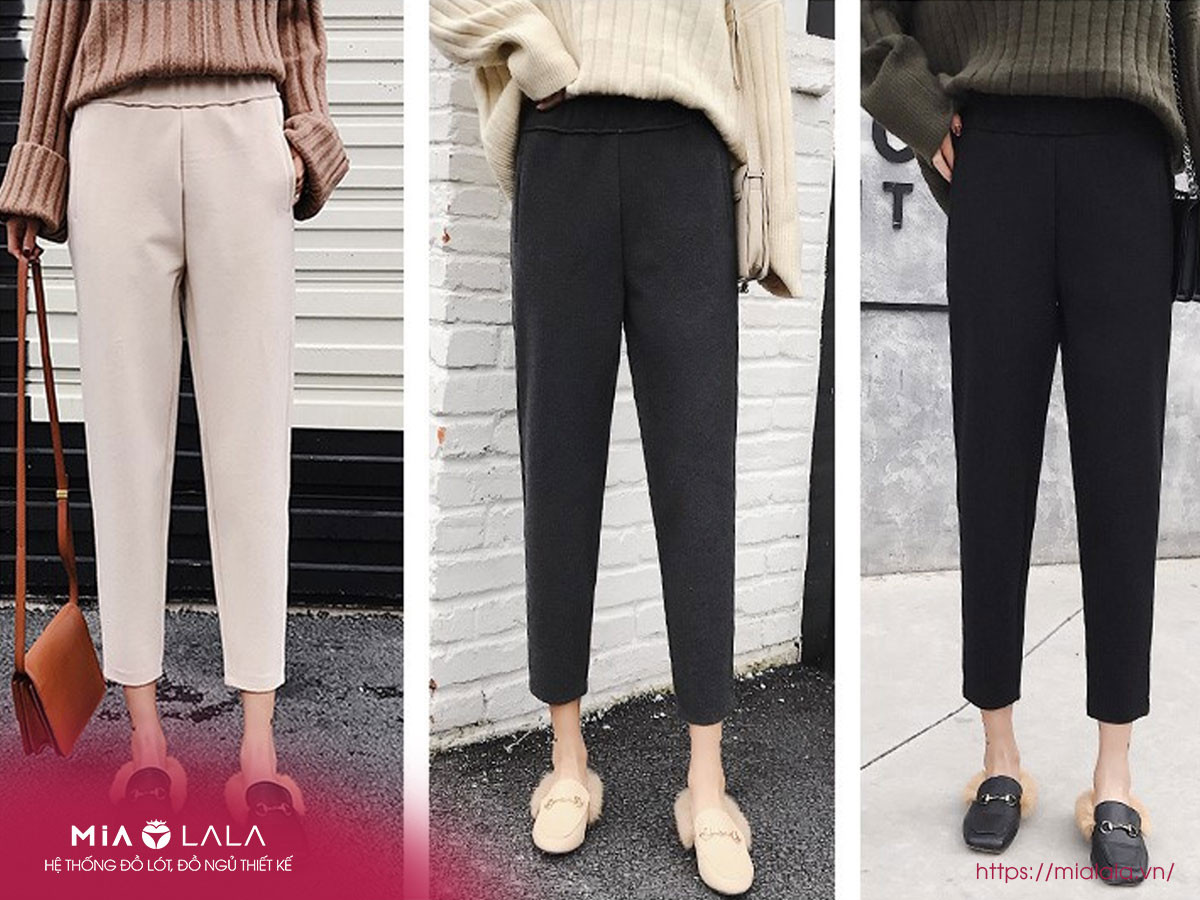 Phối quần baggy jean nữ cùng giày mule thời trang, tiện lợi