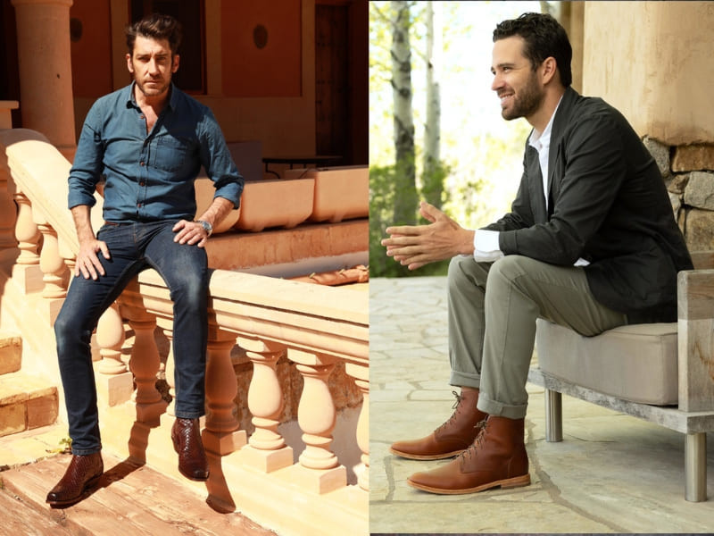 Phụ kiện giúp phối giày tây với quần jean nam thêm hoàn hảo