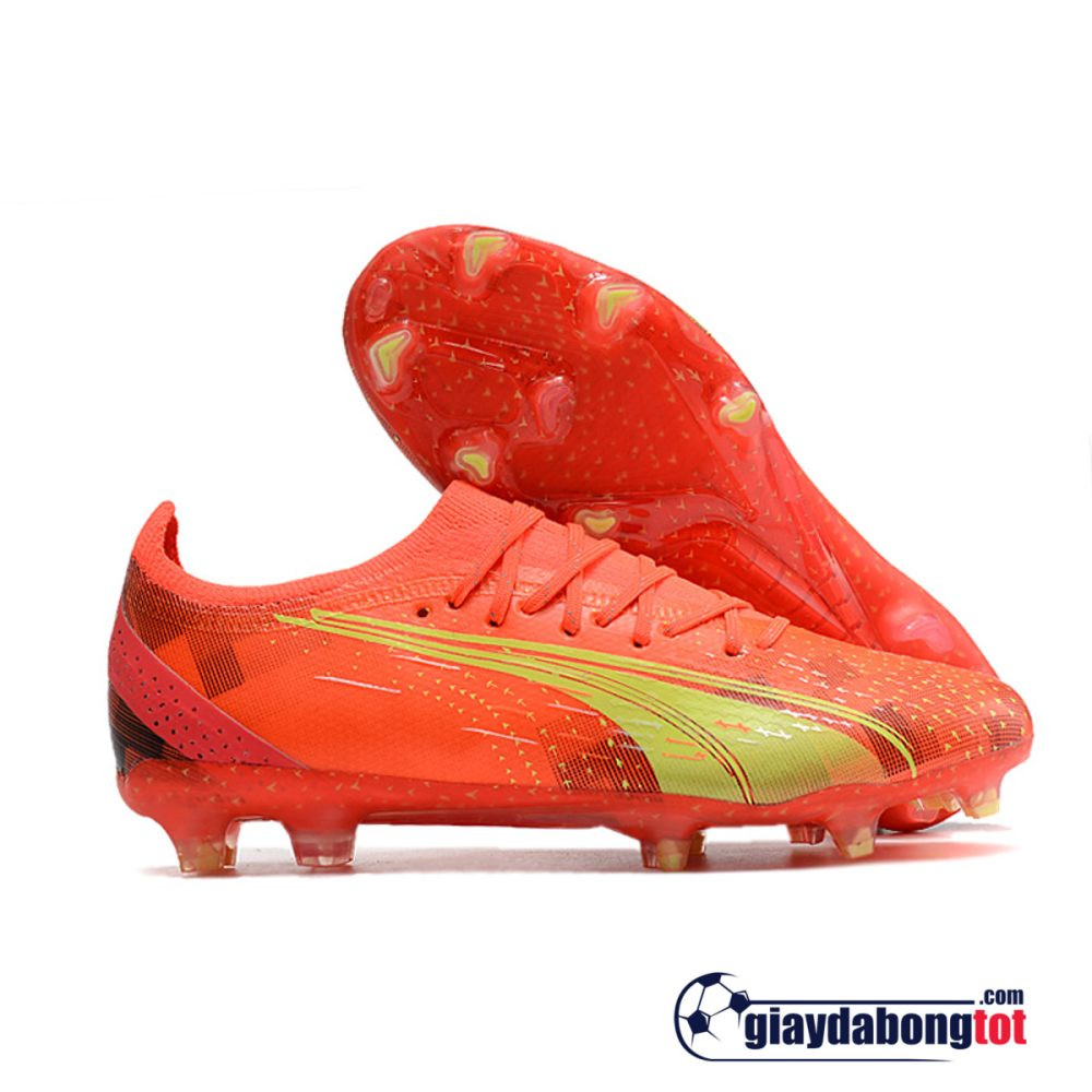 Puma Ultra Ultimate FG đỏ cam, tìm kiếm giày đá bóng đinh FG giá rẻ