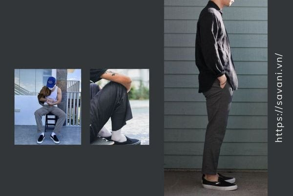 Phối Quần Âu Giày Sneaker: Thanh Lịch Năng Động Chuẩn Gu
