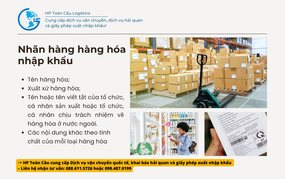 Quy định về nhãn mác hàng hóa nhập khẩu