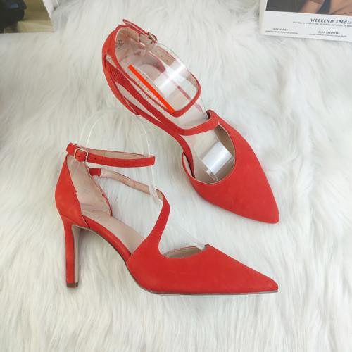 Sandal cao gót nữ big size chất liệu da bền đẹp