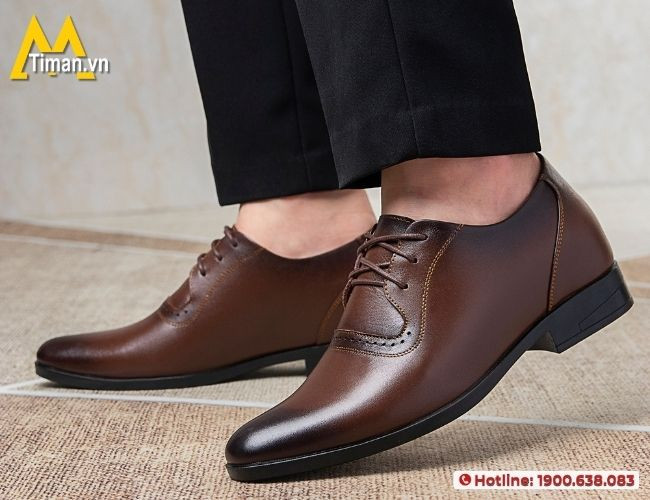 Size giày tây nam độn đế phù hợp đôi chân