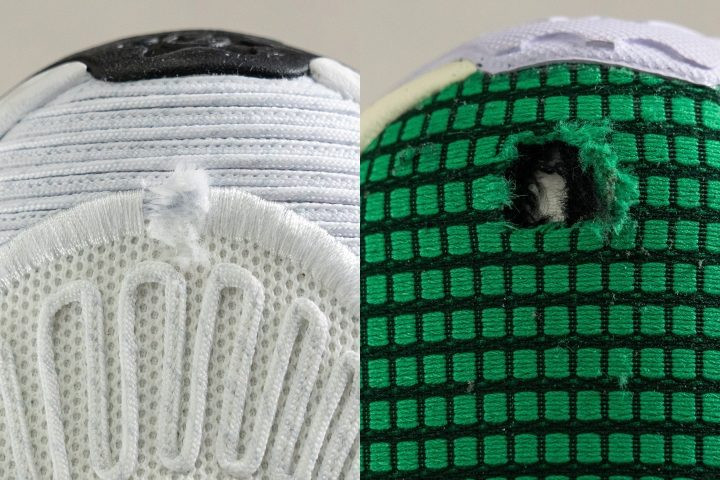 so sánh độ bền mũi giày bóng rổ adidas outdoor khi chịu tác động mài mòn