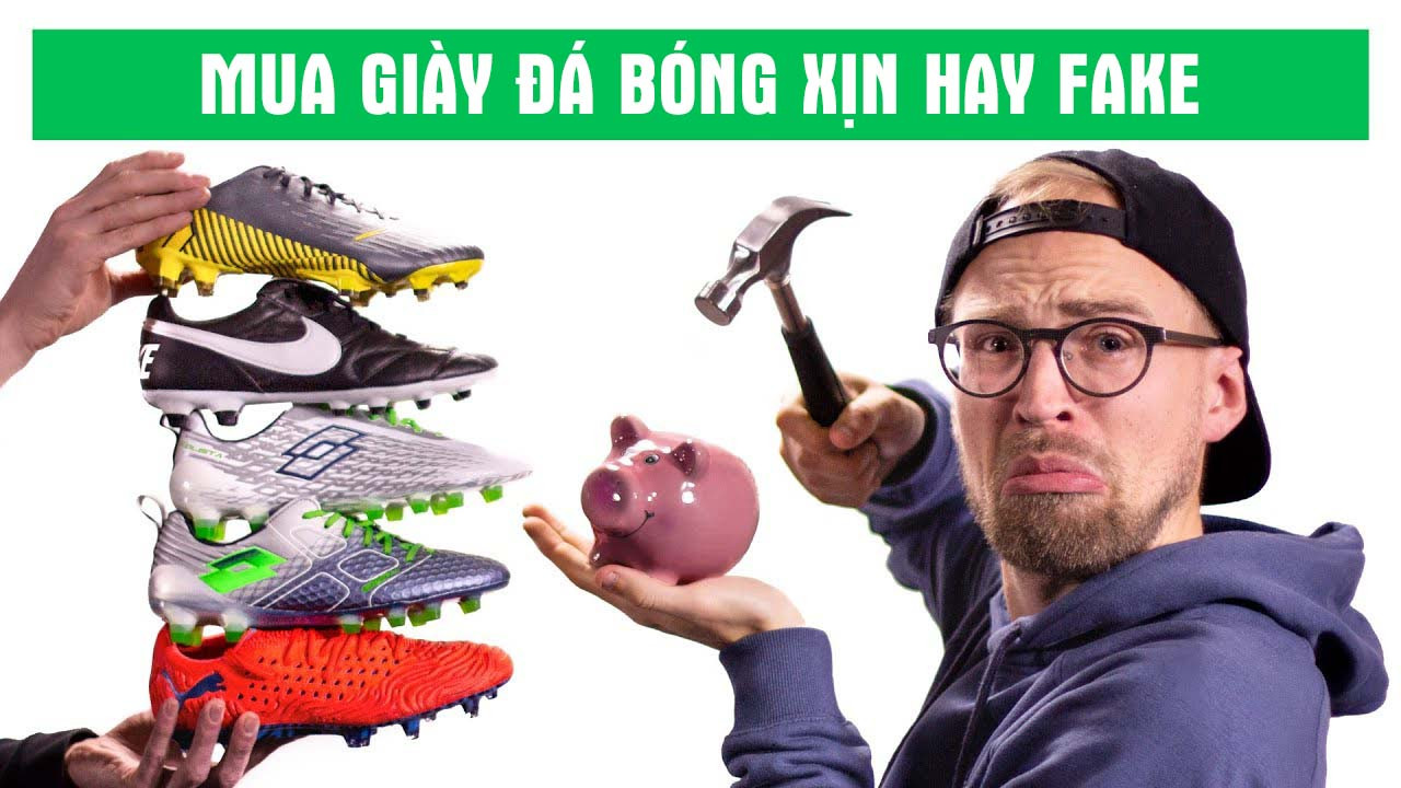 So sánh giày bóng đá bản replica và chính hãng