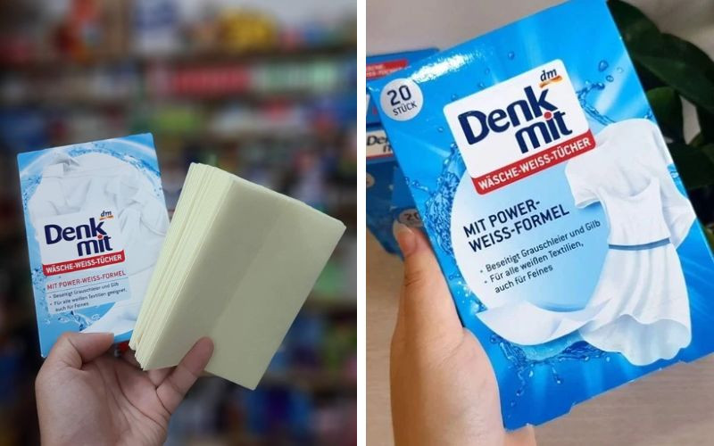 Thành phần hoạt chất trong giấy tẩy trắng Denkmit an toàn hiệu quả