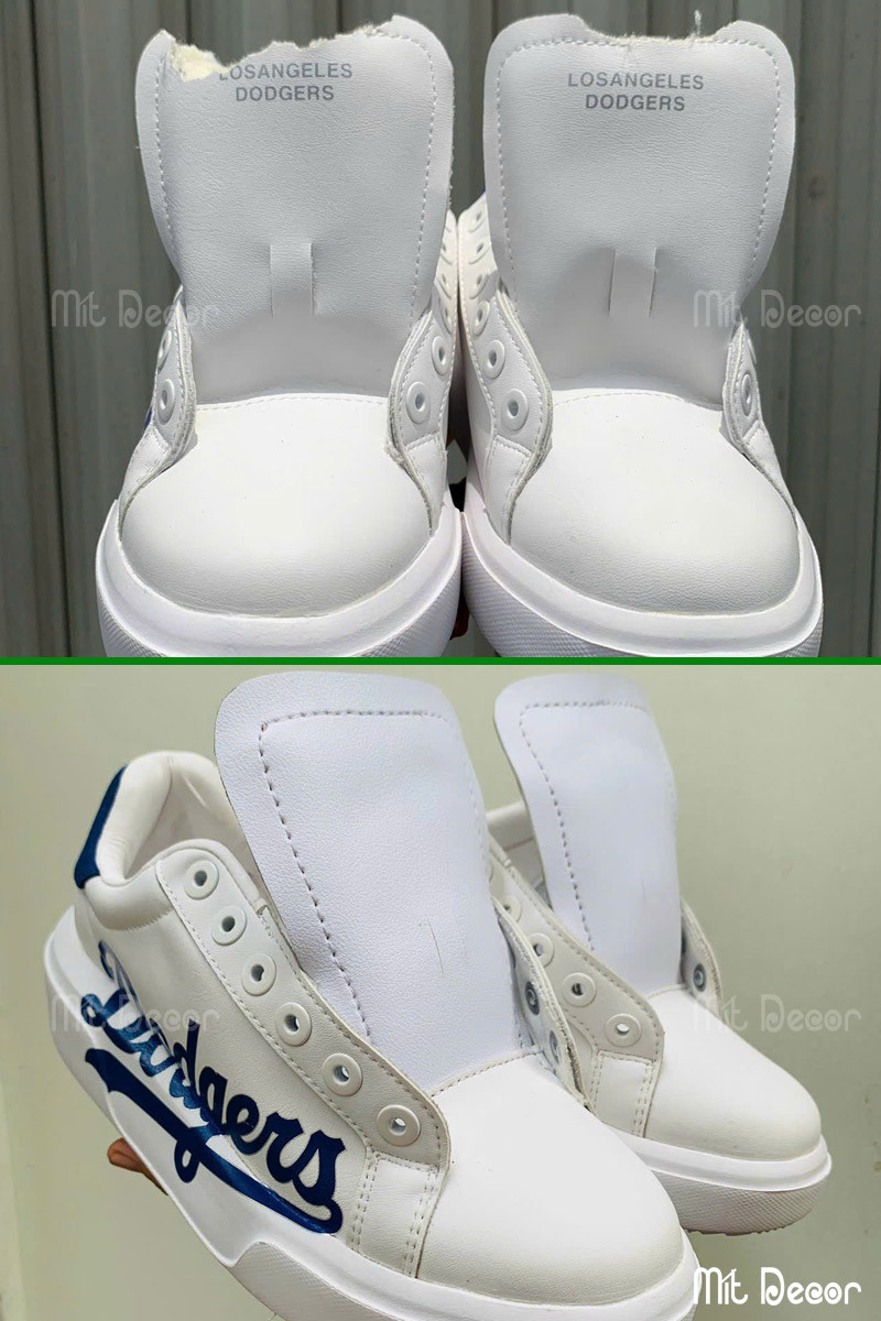 Thay da giày sneaker bị tróc