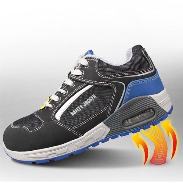 Thiết kế đế giày và mũi Composite của Safety Jogger Raptor S1P mang lại sự đàn hồi