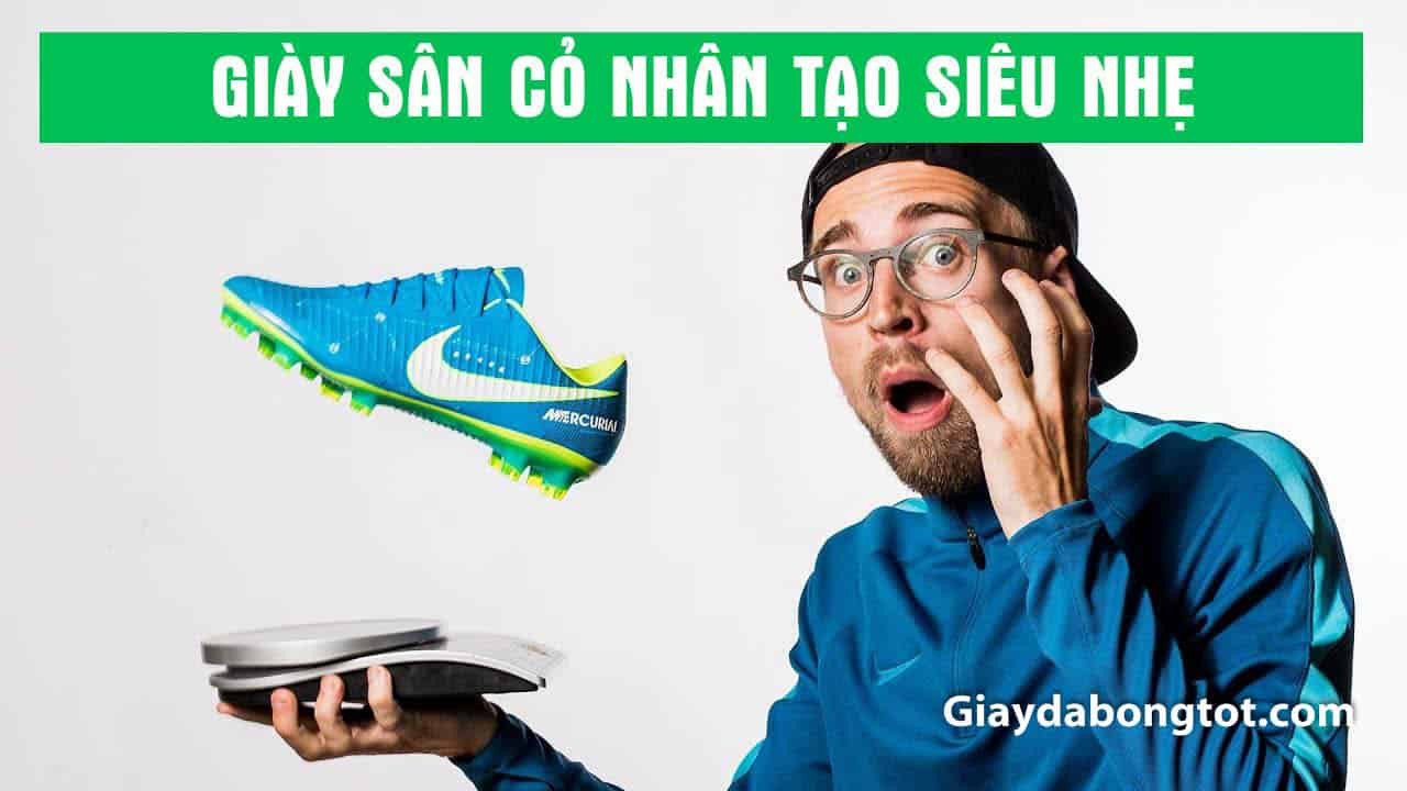 Trọng lượng của đế giày ảnh hưởng rất nhiều đến trọng lượng của cả đôi giày đá bóng