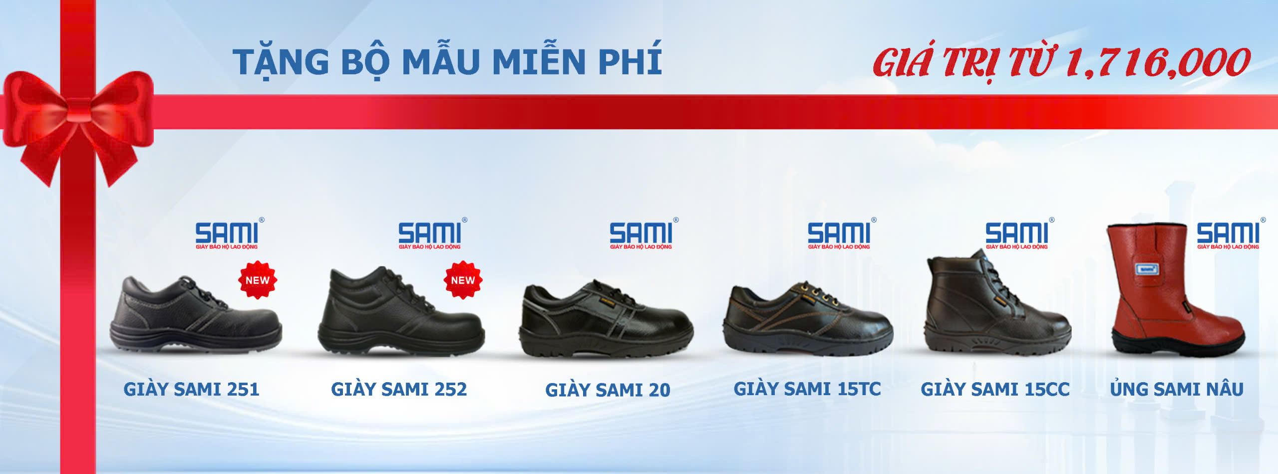Ưu đãi đặc biệt khi mua giày bảo hộ Sami chính hãng