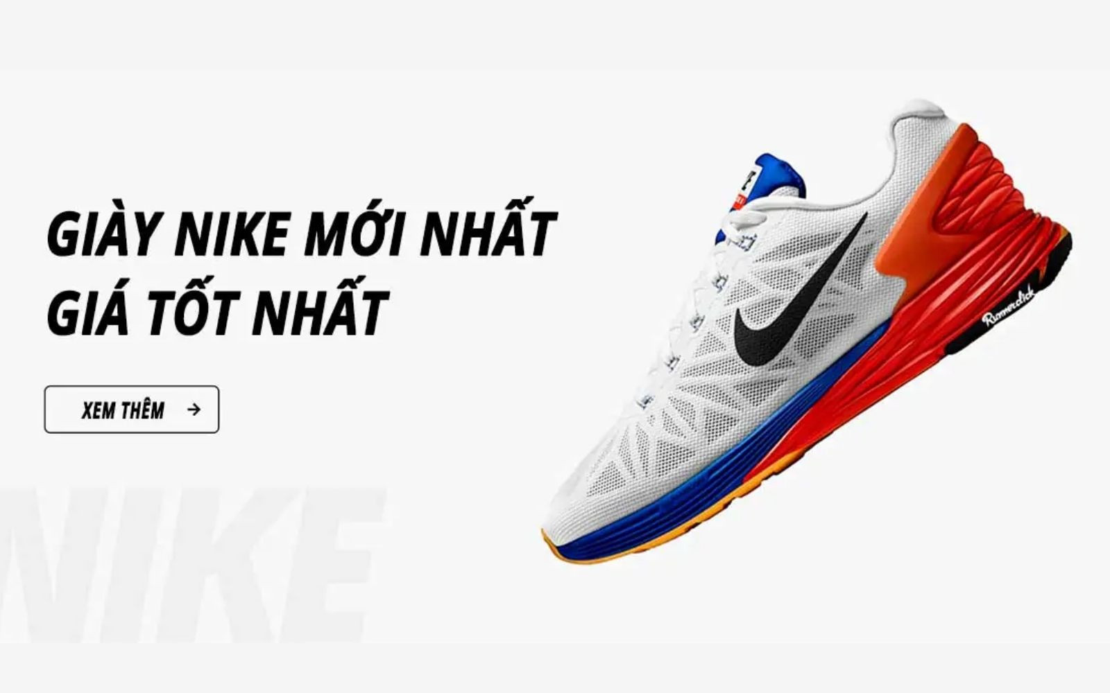 Thiết kế banner giày thể thao phong cách Nlike chuyên nghiệp