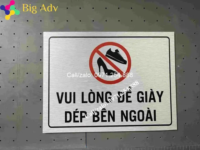 Ý Nghĩa Và Quy Định Về Biển Báo Vui Lòng Để Giày Dép Ở Ngoài