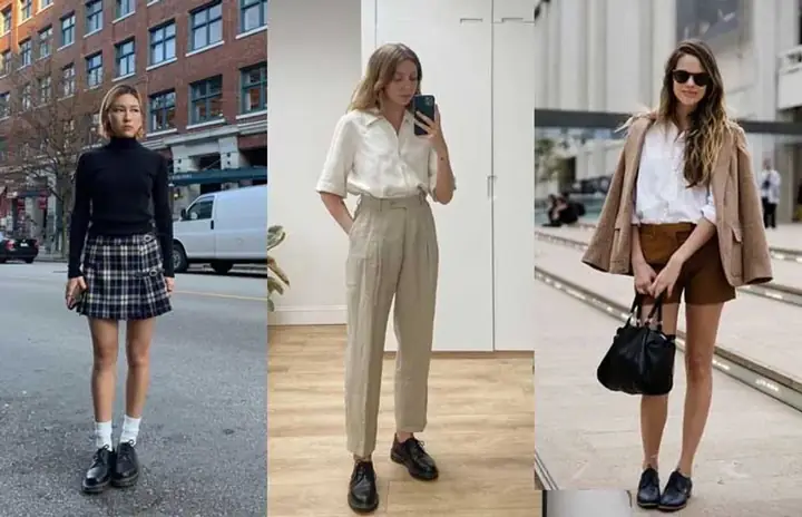 Các Cách Để Phối Đồ Với Giày Da Nữ
