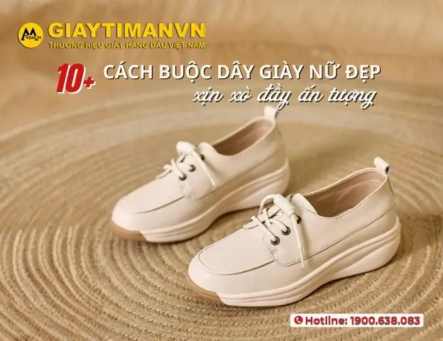Các Kiểu Thắt Dây Giày Đẹp Chị Nữ