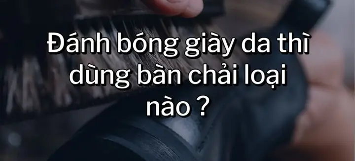 Các Loại Bàn Chải Dùng Để Đánh Giày Phổ Biến Và Cách Lựa Chọn Hiệu Quả