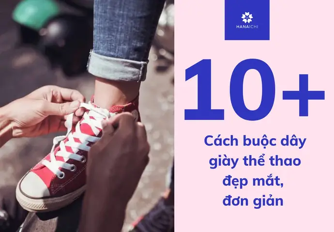 Cách Buộc Dây Giày Trắng Kiểu Buộc Dây Hai Tầng