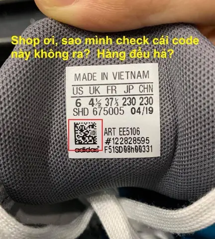 Cách Check Mã Code Giày Adidas Trên Trang Chủ