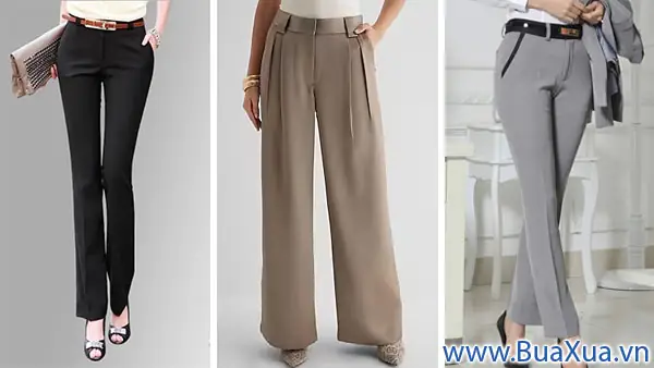 Cách Chọn Quần Tây Nữ Và Kết Hợp Với Giày Chuẩn Phong Cách Công Sở