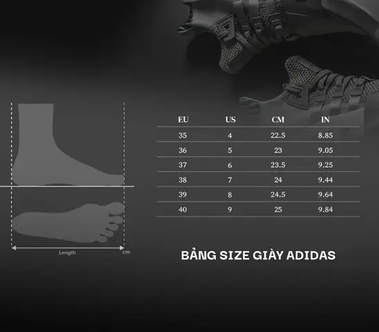 Cách Đo Chân Chọn Size Giày Adidas Nữ Chuẩn Xác Nhất