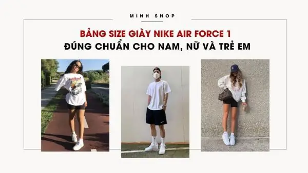 Cách Đo Size Giày Nike Air Force 1 Chuẩn Xác Nhất Tại Nhà