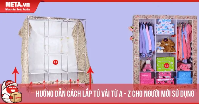 Hướng Dẫn Chi Tiết Cách Lắp Tủ Giày Một Buồng 7 Tầng 6 Ngăn