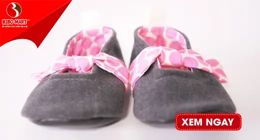 Cách May Giày Tập Đi Cho Bé Trai