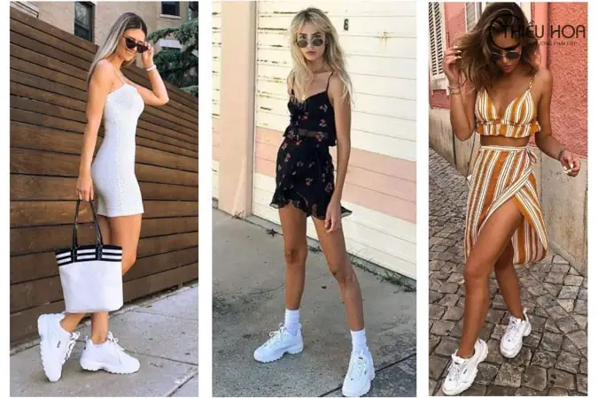 Cách Mix Giày Thể Thao Fila Với Váy: 10+ Phong Cách Thời Trang Đỉnh Cao