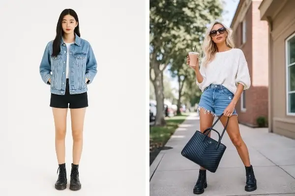 Cách Phối Đồ Với Giày Boot Nữ Khi Đi Tiết