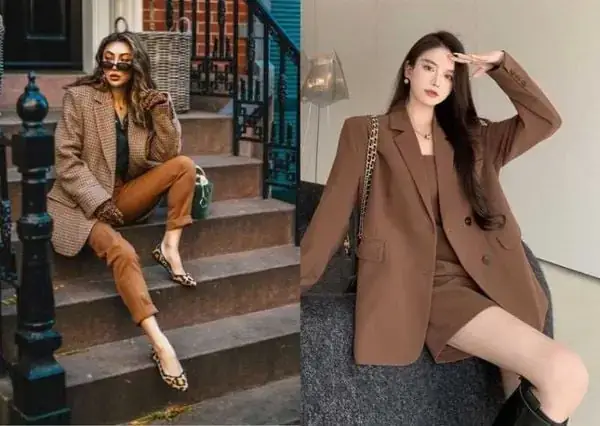 Cách Phối Đồ Với Giày Cao Gót Màu Nâu Đất