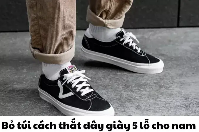 Cách Thắt Dây Giày 5 Lỗ Siêu Đẹp